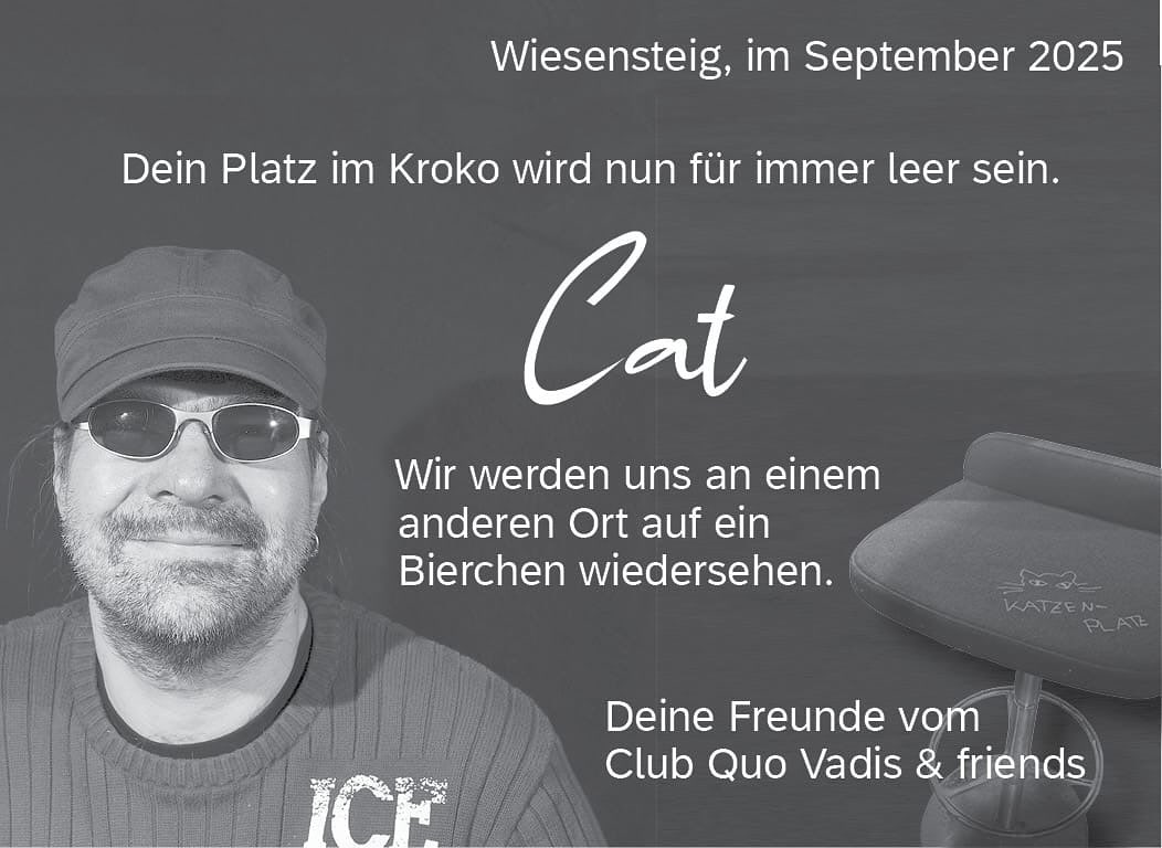In Gedenken an unseren langjährigen Freund und treues Vereinsmitglied Cat 🐈‍⬛Du wirst für immer in unseren Herzen bleiben🤍